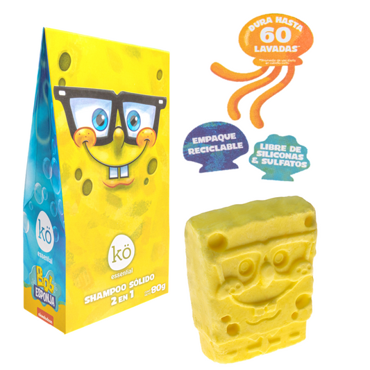 Shampoo Sólido Bob Esponja Lentes