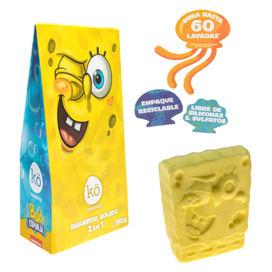 Shampoo Sólido Bob Esponja Guiño